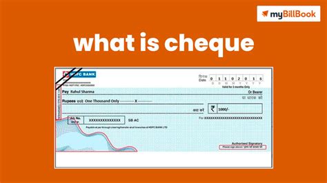 e cheques are